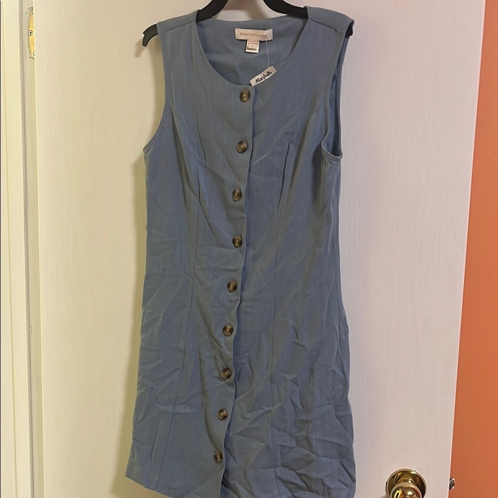 Monteau Gray Sleeveless Sheath Mini Dress